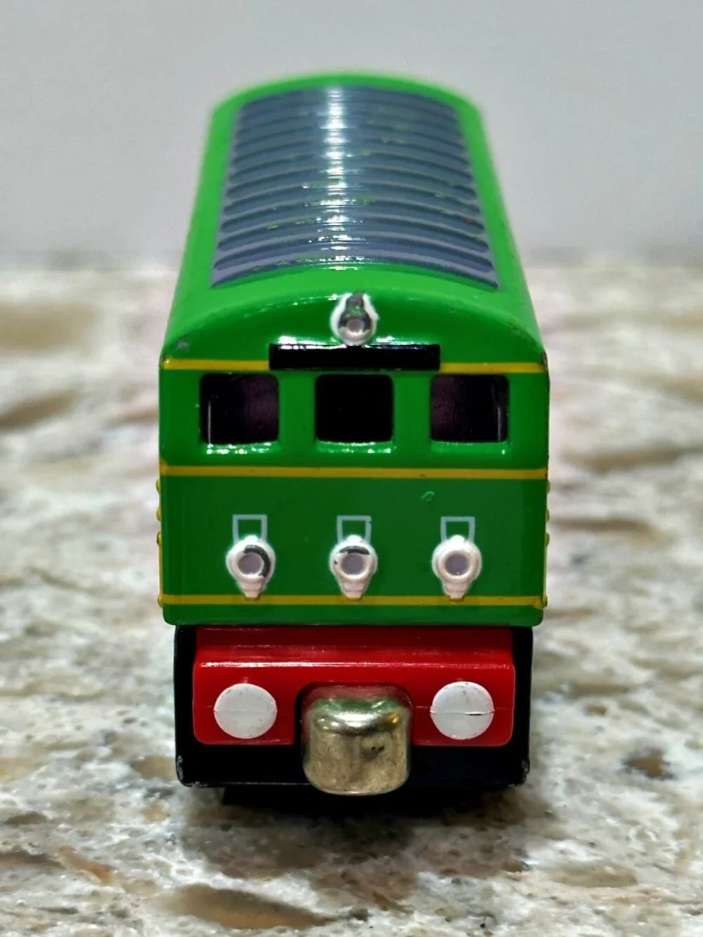 Thomas Friends Daisy 2006 Take Along Learning Curve Green Diecast Diesel Engine